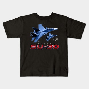 Sukhoi SU-30 Flanker Russian Fighterjet Kids T-Shirt